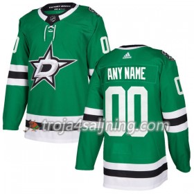 Dallas Stars tröja Customized Adidas 2017-2018 Kelly Grön Authentic - NHL Tröjor Herr